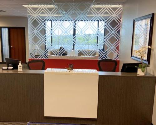 Fort Myers office reception desk